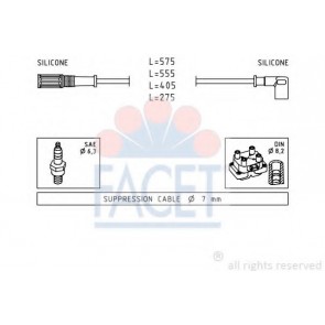 IGNITION CABLES FIAT PUNTO 93> 1.2