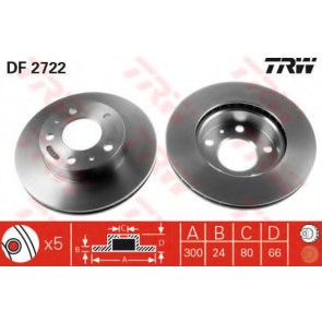BRAKE DISC FIAT DUCATO 06> FRONT L/R
