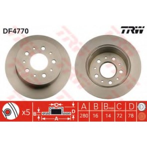 BRAKE DISC FIAT DUCATO 06> REAR L/R