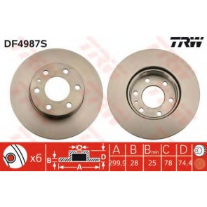 BRAKE DISC IVECO DAILY 06> FRONT L/R