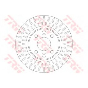 BRAKE DISC RENAULT CLIO FRONT L/R