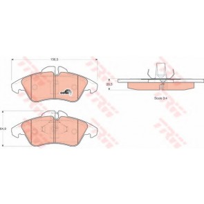 BRAKE PADS MERCEDES SPRINTER 06> FRONT