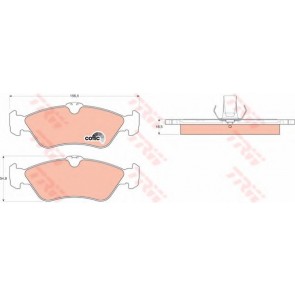 BRAKE PADS MERCEDES SPRINTER 06> FRONT/REAR