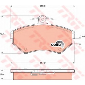 Brake Pad Set, disc brake