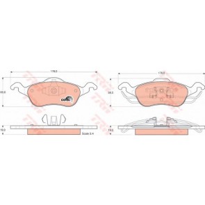BRAKE PADS FORD FOCUS FRONT