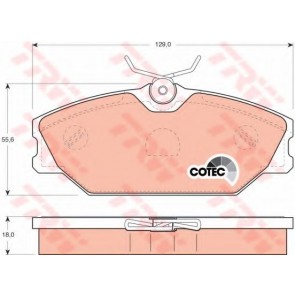 BRAKE PADS RENAULT CLIO FRONT