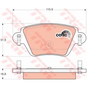 Brake Pad Set, disc brake