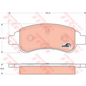 BRAKE PADS CITROEN BERLINGO 08> FRONT