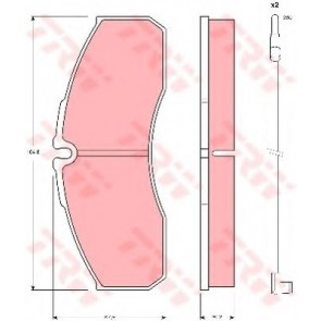 BRAKE PADS IVECO DAILY 00> FRONT