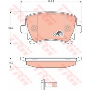 BRAKE PADS AUDI A4 REAR
