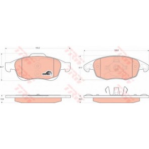 BRAKE PADS CITROEN BERLINGO 08> FRONT