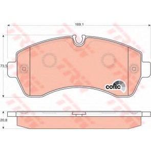 BRAKE PADS MERCEDES SPRINTER 06> FRONT