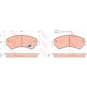BRAKE PADS FIAT DUCATO 06> FRONT