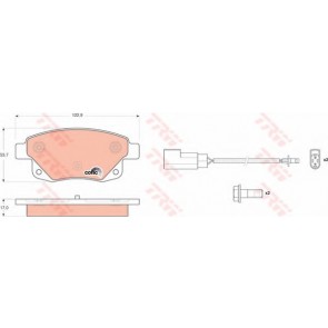 BRAKE PADS FORD TRANSIT 06> REAR