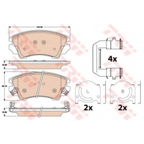 BRAKE PADS OPEL ASTRA FRONT