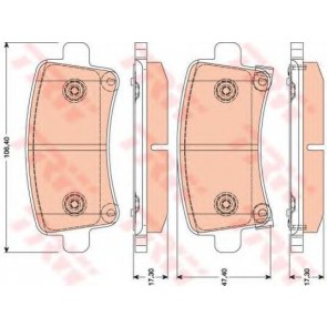 BRAKE PADS OPEL INSIGNIA REAR