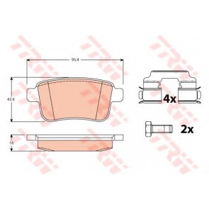 Brake Pad Set, disc brake