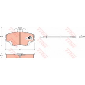 BRAKE PADS RENAULT CLIO FRONT