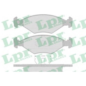 BRAKE PADS - FRONT FIAT FIORINO 1.6/1.7D 93>