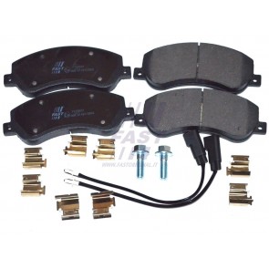 BRAKE PADS FORD TRANSIT 06> FRONT 2-SENSORS 330/350