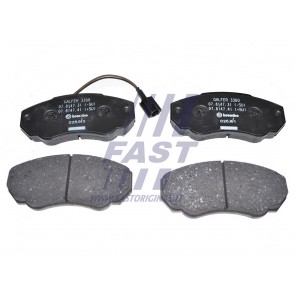 BRAKE PADS FIAT DUCATO 02> FRONT 1-SENSOR 10/14Q