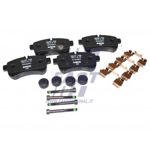 BRAKE PADS IVECO DAILY 06> REAR WITHOUT SENSOR 35C14/C16/C18