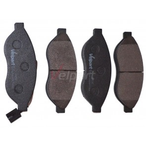 BRAKE PADS FIAT DUCATO 02> FRONT 1-SENSOR 12/15/17Q LIGHT